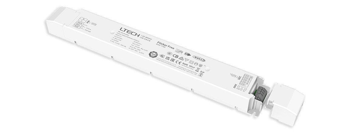 150W 24V 恒压DMX，DALI-2 DT6/DT8 RGB全彩调光电源 LM-150-24-G4K3