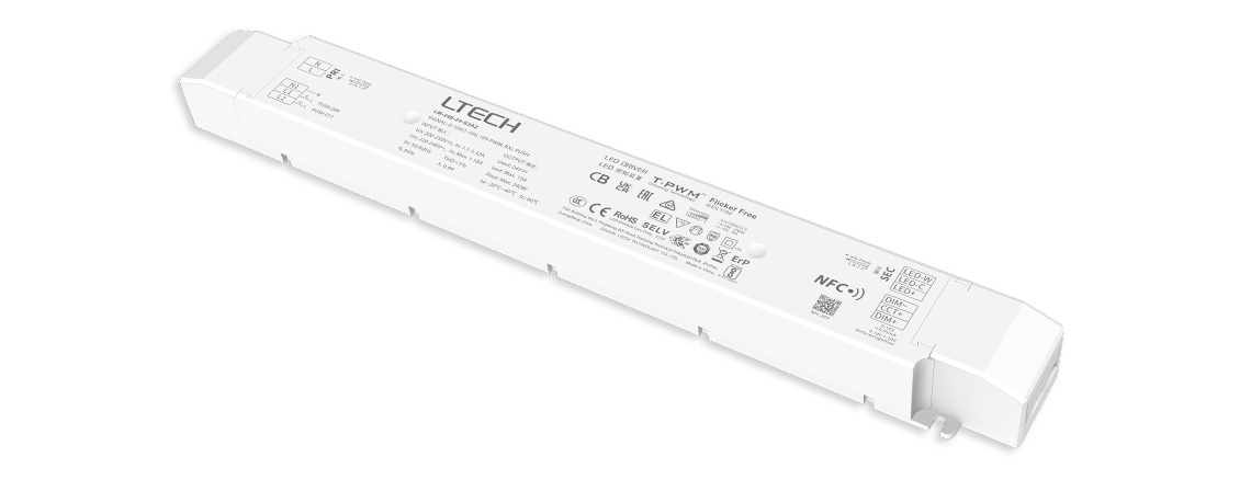 240W 24V NFC可编程0/1-10V恒压色温电源 LM-240-24-G2A2