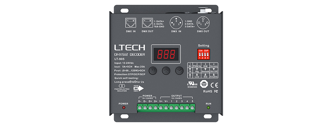 DMX解码驱动器 LT-905